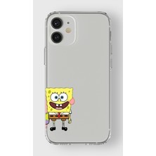 Manitoba Iphone 12 Mini Uyumlu Baskılı Yumuşak Silikon Şeffaf Telefon Kılıfı