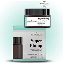 Bıo Balance Herbaderm Dolgunlaştırıcı, Kırışıklık Karşıtı Nemlendirici Krem Super Plump Hydrolize Kolajen%3+ Hyaluronik 3d%1.5%94 Doğal Içerik