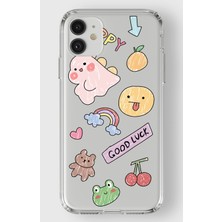 Manitoba Iphone 11 Uyumlu Baskılı Yumuşak Silikon Şeffaf Telefon Kılıfı