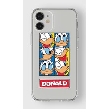 Manitoba Iphone 12 / 12 Pro Uyumlu Baskılı Yumuşak Silikon Şeffaf Telefon Kılıfı