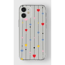 Manitoba Iphone 12 Mini Uyumlu Baskılı Yumuşak Silikon Şeffaf Telefon Kılıfı