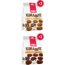 Züber Orijinal Yulaflı ve Kakaolu Kurabiye Deneme Paketi 80G x 6 Adet