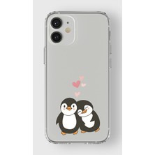 Manitoba Iphone 12 / 12 Pro Uyumlu Baskılı Yumuşak Silikon Şeffaf Telefon Kılıfı