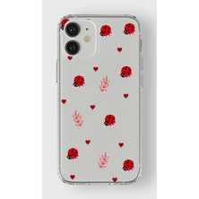 Manitoba Iphone 12 Mini Uyumlu Baskılı Yumuşak Silikon Şeffaf Telefon Kılıfı