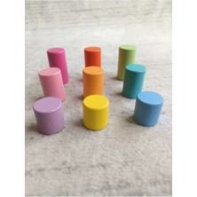 Moccotoys Waldorf Silindirler- (9 Renk)