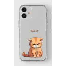 Manitoba Iphone 12 Mini Uyumlu Baskılı Yumuşak Silikon Şeffaf Telefon Kılıfı