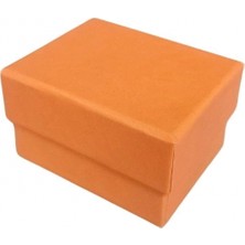 Özer Kutu Turuncu Sert Yüzük Kutusu 30 Lu Paket ( Içi Süngerli )