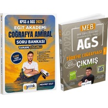 Anla Kazan Yayınları Eğit Akademi 2026 Kpss- Ags Coğrafya Amiral Soru Bankası & Dizgi Kitap Meb Ags Video Çözümlü Türkiye Coğrafyası Çıkmış Sorular