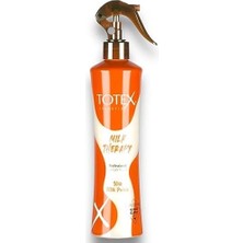 Totex Profesyonel Iki Fazlı Süt Terapisi | Sprey Saç Kreminde Bırakın | Kuru Hasarlı Saç Bakım Ürünleri Için Detangler | Şampuan Saç Kremi 400 ml / 14 Fl Oz