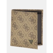 Guess Milano Ikiye Katlanır Küçük Boy Erkek Bej Cüzdan SMVELELEA22-BBO
