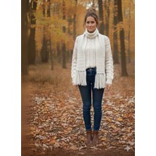 As Reyon Saçaklı Triko Atkı Şal