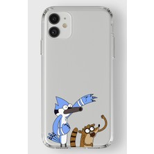 Manitoba Iphone 11 Uyumlu Baskılı Yumuşak Silikon Şeffaf Telefon Kılıfı