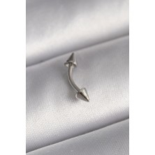 Ayder Timya 316L Çelik Gümüş Renk Çivi Model Piercing (Timya/1395) 205523