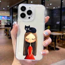 3gen Case Iphone 15 Pro Kılıf Desenli Şeffaf Silikon Kılıf GEN13