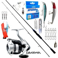 Oslo Legend Karbon 270CM 7-40GR Daiwa Strikeforce 2500 B Rapala Maket Balık Spin Olta Takımı Seti
