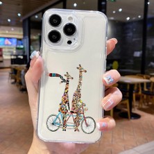 3gen Case Iphone 15 Pro Kılıf Desenli Şeffaf Silikon Kılıf GEN12