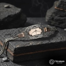 Design Ottoman Kuyumculuk Kişiye Özel Hiç Yazılı Gümüş Erkek Bileklik