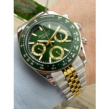 Ferrucci Kadranı Yeşil Göstergeleri Aktif Çelik Erkek Kol Saati