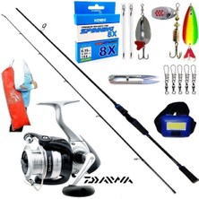 Oslo Remixon Red Zoom Karbon 270CM 10-35GR Daiwa Strikeforce 4000 B Turna Spin Olta Takımı Seti