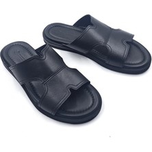 Hammer Jack HAMMERJACK MATERA GERÇEK DERİ ERKEK TERLİK SİYAH 905 2510-M