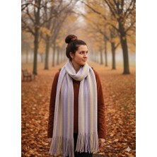 As Reyon Saçaklı Triko Düz Atkı