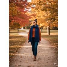 As Reyon Saçaklı Triko Düz Atkı