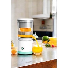 Katı Meyve Sıkacağı Taşınabilir USB Şarjlı Pratik Paslanmaz Çelik Bıçaklı Grandordesing