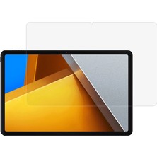 Forzacase Xiaomi Poco Pad 12.1 Inch ile Uyumlu Temperli Kırılmaz Cam Ekran Koruyucu - FC021