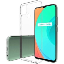 Realme C15 Kılıf Lüx Şeffaf Silikon Modern Asır (4938)