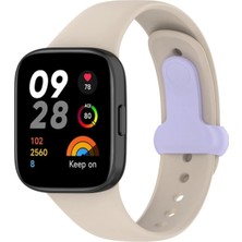 Xiaomi Redmi Watch 3 Origin Silikon Kordon - Bej Modern Asır (4938)