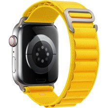 Apple Watch 38MM Mountain Kordon - Sarı Modern Asır (4938)