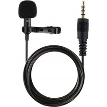 3.5mm Jak 1.5 Metre Double Mikrofon - Siyah Modern Asır (4938)