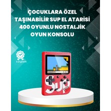 Tv Çıkışlı Mini Retro El Konsolu 400 Oyunlu Modern Asır (4938)