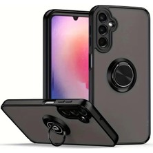 CPT83 Samsung Galaxy A16 5g Kılıf Montreal Yüzüklü Silikon Kapak - Siyah Modern Asır (3927)