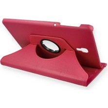 CP120 Samsung Galaxy T590 Tab A 10.5 Kılıf 360 Tablet Deri Kılıf - Pembe Modern Asır (3927)