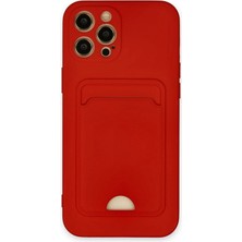 CPT83 iPhone 12 Pro Max Kılıf Kelvin Kartvizitli Silikon - Kırmızı Modern Asır (3927)