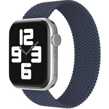 CP120 Apple Watch 38MM Ayarlı Solo Silikon Kordon - Lacivert Modern Asır (3927)