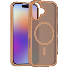 Apple iPhone 17 Jota Magsafe Kapak - Çöl Titanyum Modern Asır (3927)