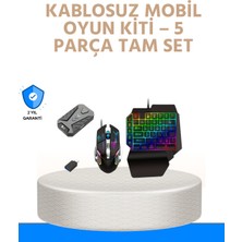 Bluetooth 5.3 Mobil Oyun Kiti – Pubg ve Codm Için 5 Parça Set Modern Asır (4208)