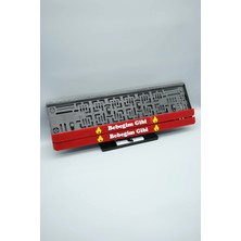 Plakam54 Bebeğim Gibi 3D Kabartmalı Pleksi Araba Plakalığı