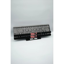 Plakam54 Roll? Yazılı 3D Kabartmalı Pleksi Araba Plakalığı