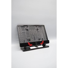 Plakam54 Ejderha Gözü 3D Kabartmalı Model 2 Kırımızı Pleksi Motor Plakalığı