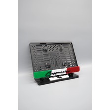 Plakam54 Cappucıno 3D Kabartmalı Italya Pleksi Motor Plakalığı