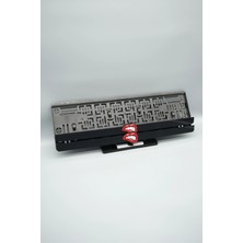 Plakam54 Dudak 3D Kabartmalı Pleksi Araba Plakalığı