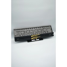 Plakam54 Illegal Keleş Logo Gold Pleksi Araba Plakalığı