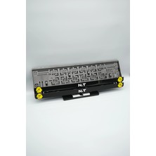 Plakam54 Katil Civciv Nt Yazılı 3D Kabartmalı Pleksi Araba Plakalığı