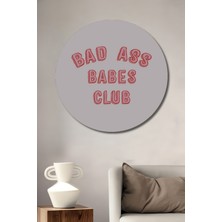 Teona Ahşap Dekoratif Ahşap Yuvarlak Tablo Kızlar Kulübü