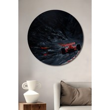 Teona Ahşap Dekoratif Ahşap Yuvarlak Tablo Hızlı Yarışçı