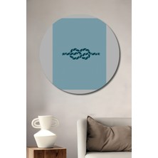 Teona Ahşap Dekoratif Ahşap Yuvarlak Tablo Düğüm Sanatı