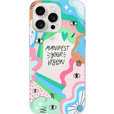 Manitoba Iphone 13 Pro Uyumlu Baskılı Yumuşak Silikon Şeffaf Telefon Kılıfı